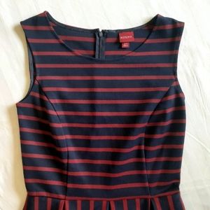 Merona high neck striped dress